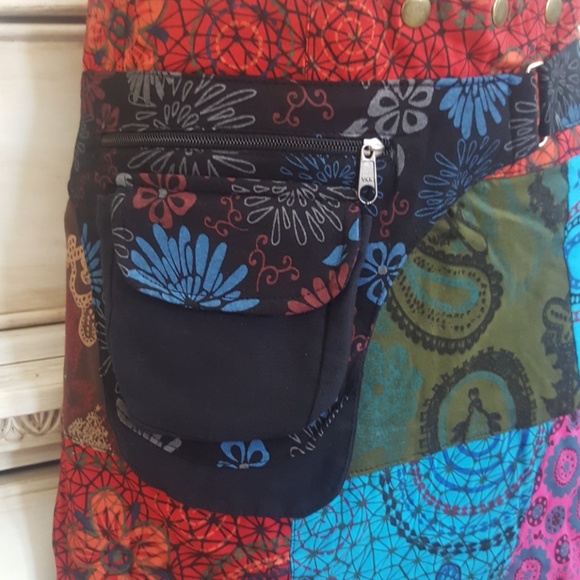 Beautiful Wrap Skirt from Nepal Multi Size - Picture 2 of 4